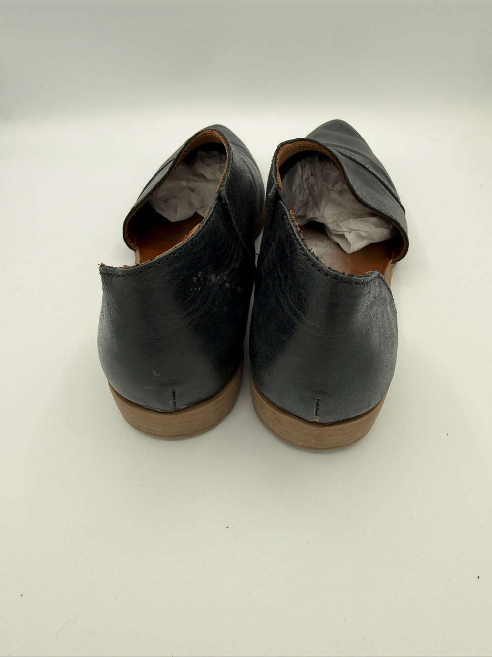 Beuno Blake Flat Leather Slip On Cut Out Soft 39 - Picture 6 of 8